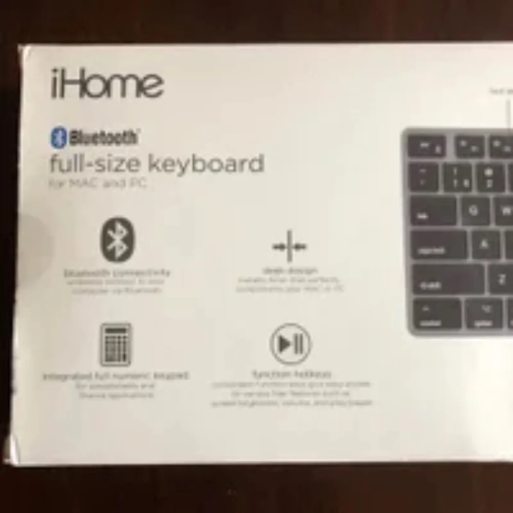iHome bluetooth Full Size Keyboard